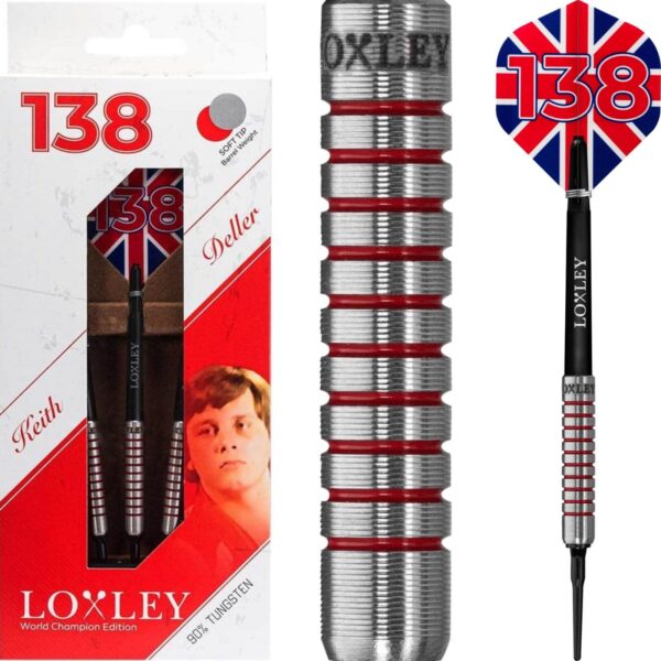 Only 37.80 usd for Loxley - Keith Deller Darts - Soft Tip - 90 